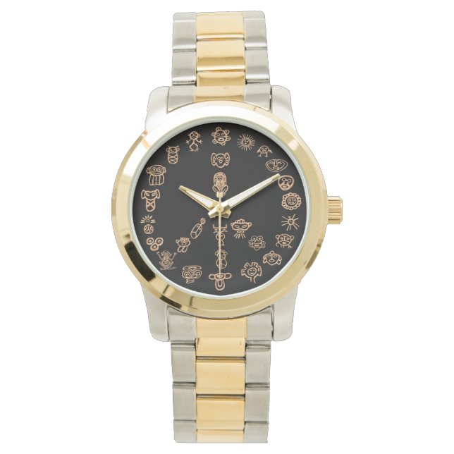 Taino Peace Horloge (Voorkant)