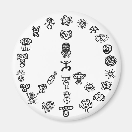 Taino Peace Magneet (Voorkant)