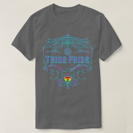Taino Pride design neon T-shirt (Design voorkant)