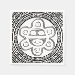 Taino Spiral Sun Napkins Servet
