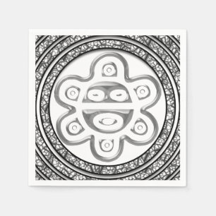 Taino Spiral Sun Napkins Servet