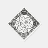 Taino Spiral Sun Napkins Servet (Hoek)