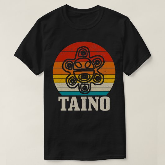Taino Sun  Puerto Rico Boricua Taina Borike T-shirt (Design voorkant)