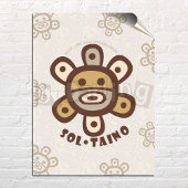 Taino Sun Puerto Rico Wall Art Download Poster