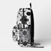 Taino symbolen Puerto Rico cultuur Bedrukte Rugzak (Rechts)