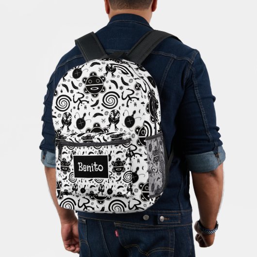 Taino symbolen Puerto Rico cultuur Bedrukte Rugzak (Insitu (model))