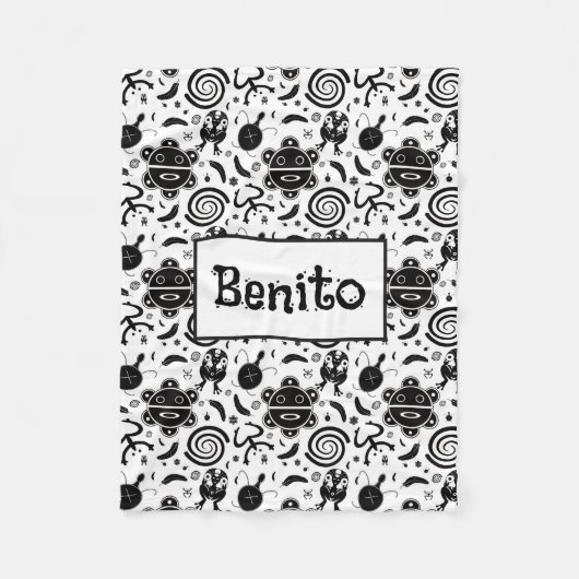 Taino symbolen Puerto Rico cultuur Fleece Deken (Voorkant)