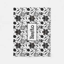 Taino symbolen Puerto Rico cultuur Fleece Deken