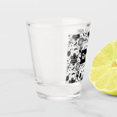 Taino symbolen Puerto Rico cultuur Shot Glas (Links)