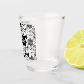 Taino symbolen Puerto Rico cultuur Shot Glas (Rechts)