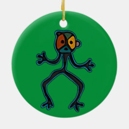 Taino Symbool Circle Ornament