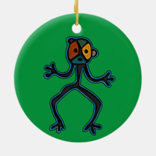 Taino Symbool Circle Ornament