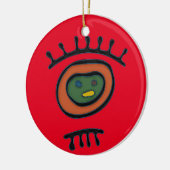 Taino Symbool Circle Ornament (Links)