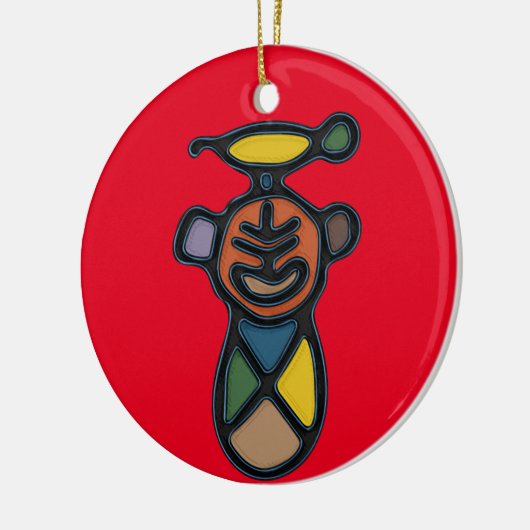 Taino Symbool Circle Ornament (Links)