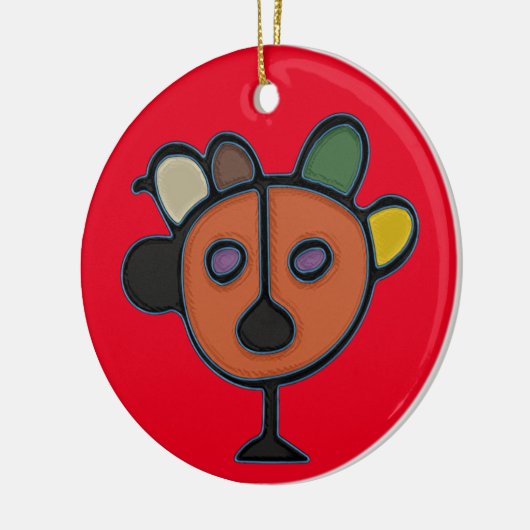 Taino Symbool Circle Ornament (Links)