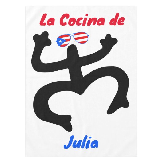 Taino-tafelkleed - Puerto Rico-symbool Tafelkleed (Voorkant)