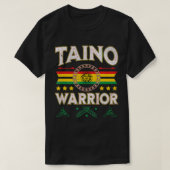 Taino Warrior Flag Native American Arawak Boriken T-shirt (Design voorkant)
