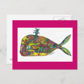 Taino Whale Briefkaart (Voorkant / Achterkant)