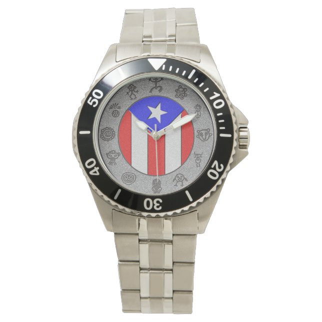 Taino Wheel Horloge (Voorkant)