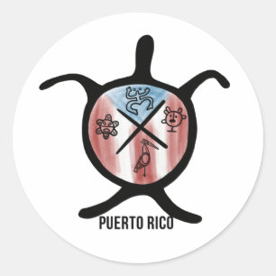 Tainosymbolen Ronde Sticker