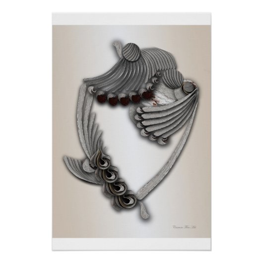 "Tainted Garden" Glanzend Poster (Voorkant)