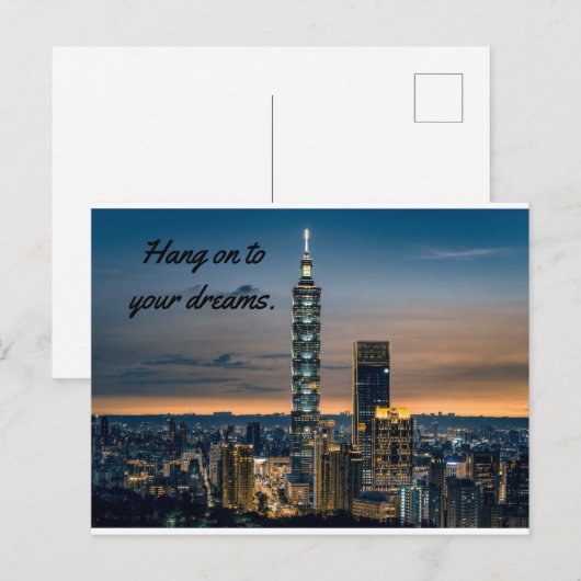 Taipei 101 briefkaart (Voorkant / Achterkant)