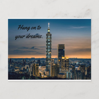 Taipei 101 briefkaart