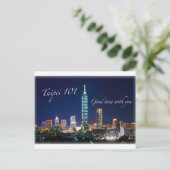 Taipei 101 briefkaart (Staand voorkant)