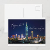 Taipei 101 briefkaart (Voorkant / Achterkant)