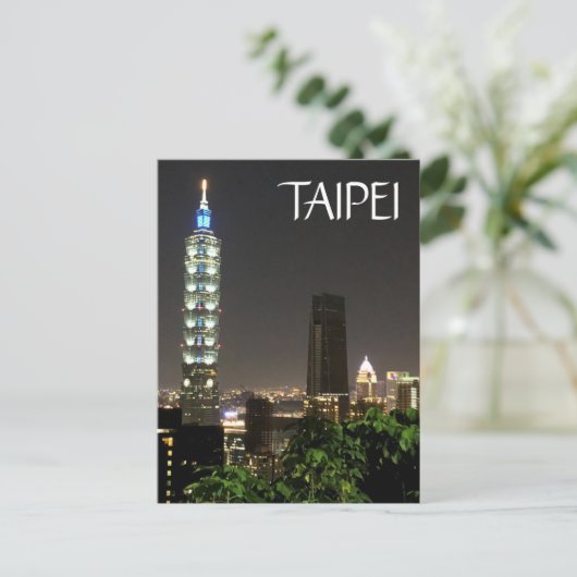 taipei 101 briefkaart (Staand voorkant)