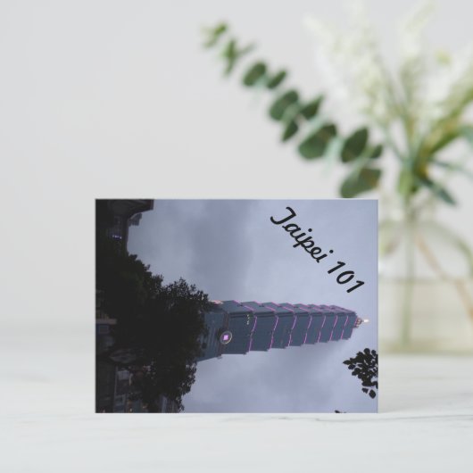 Taipei 101 briefkaart (Staand voorkant)
