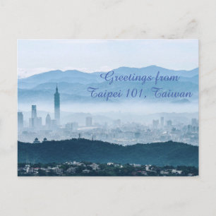 Taipei 101 briefkaart