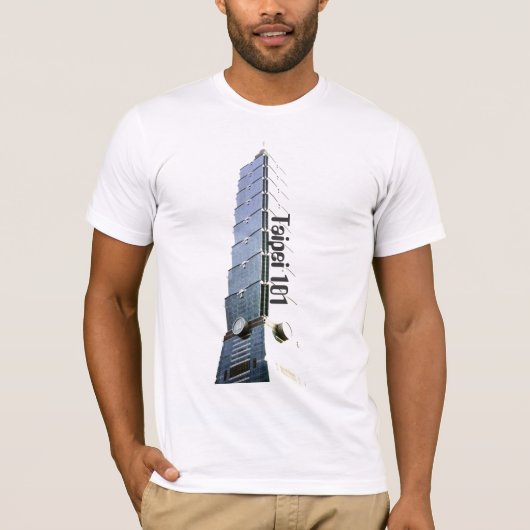 Taipei 101 Building Travel Souvenir T-shirt (Voorkant)