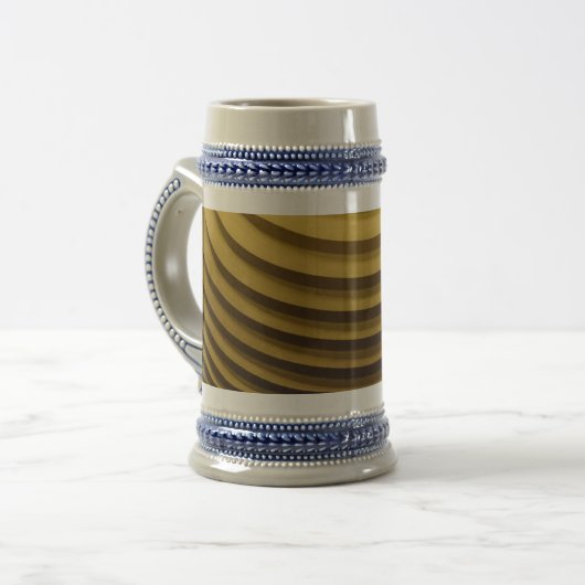 Taipei 101 Damper Grey/Blue 22 oz Stein Bierpul (Voorkant links)