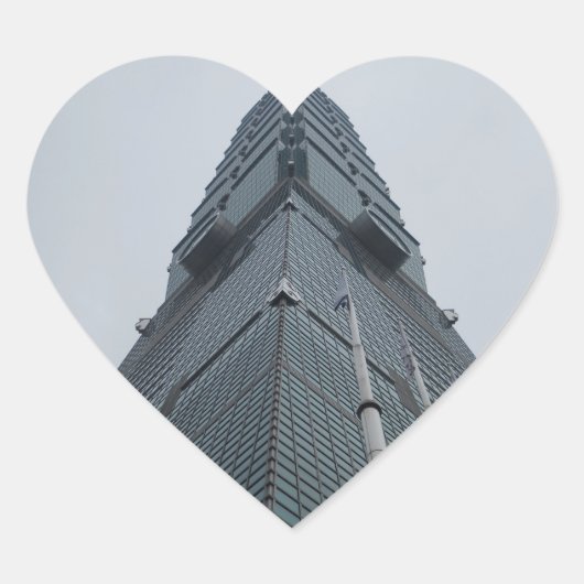 Taipei 101 Heart Sticker (Voorkant)