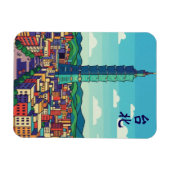 Taipei 101 magneet (Horizontaal)