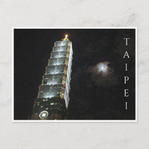 taipei 101 nacht briefkaart