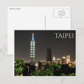 taipei 101 skyline briefkaart (Voorkant / Achterkant)
