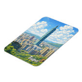 Taipei 101 Taiwan Magneet (Linkerzijde)