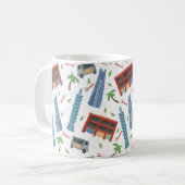 Taipei 101 Taiwanese naadloze patroonklassieke Mok (Voorkant links)