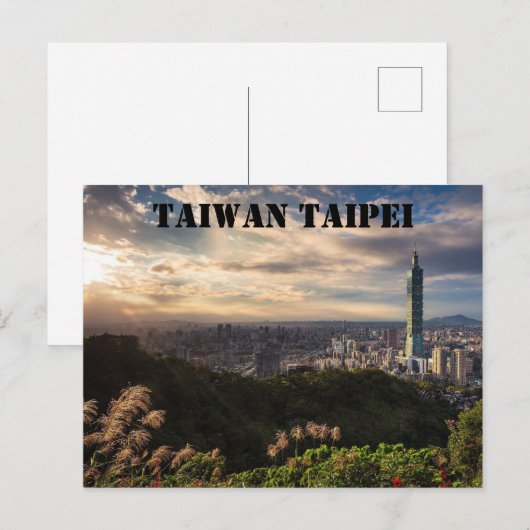 taipei briefkaart (Voorkant / Achterkant)