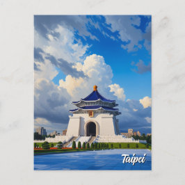 Taipei CKS-herdenkingshal Taiwan Briefkaart