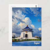 Taipei CKS-herdenkingshal Taiwan Briefkaart (Voorkant / Achterkant)