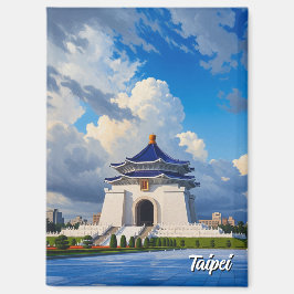 Taipei CKS-herdenkingsmonument Taiwan Magneet