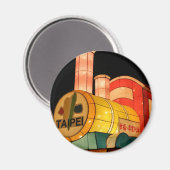 Taipei Lantern Festival 2009 Taipei City, Taiwan Magneet (Voorkant / Achterkant)