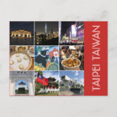 taipei scènes briefkaart (Voorkant)