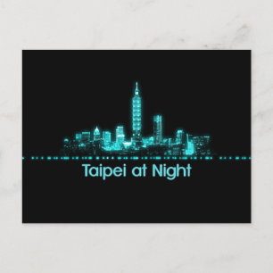 Taipei Skyline Briefkaart