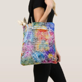 Taipei Stad Taiwan Stadsplattegrond Tote Bag (Dichtbij)