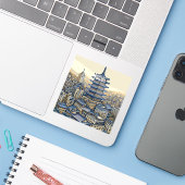 Taipei Taiwan 3 inch Vinyl Sticker (Laptop met iPhone)