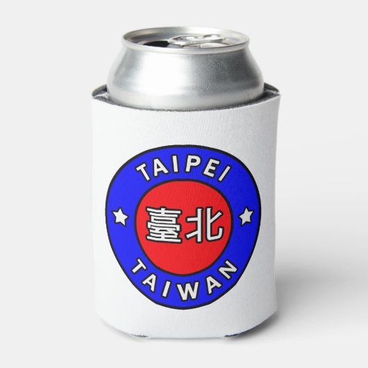 Taipei Taiwan Blikjeskoeler (Blikje Voorkant)